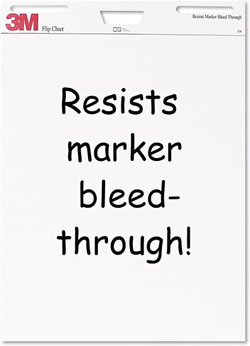 3M Flip Chart، 63.5 سم × 76.2 سم، أبيض، 40 ملاءة/وسائد، 2 حفاضات/كرتون MMM570 in Saudi Arabia