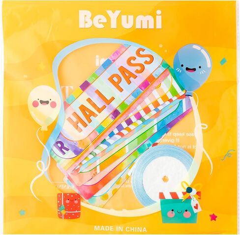 BeYumi 8 قطع ألوان مائية قوس قزح مغناطيسية قاعة الطلاب تمر قابلة لإعادة الاستخدام مقاومة للماء للفصل الدراسي بطاقة المرور مجموعة الحمام مرحاض يمر مكتبة ممرضة مكتب بنين بنات يمر لمعلم المدرسة الابتدائية in Kuwait