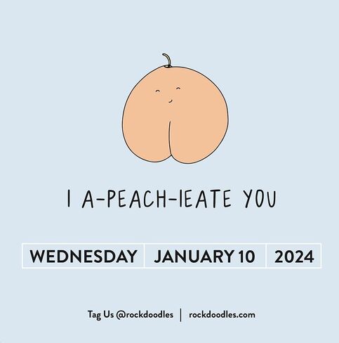 2025 Punny Daily Desk Calendar| Funny Calendar 2025 Day to Day for Home or Office, Daily Calendar 2025 Page a Day, Dad Joke Calendar with Tear Off Pages and Daily Puns (2025 Calendar) in Kuwait