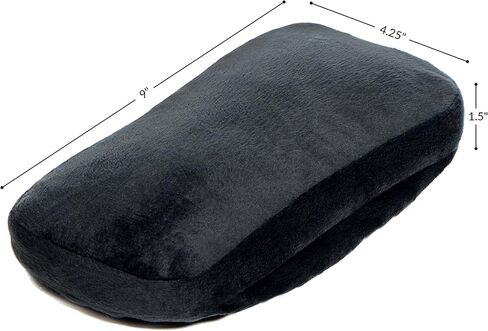 ميليارد وسادة مسند ذراع مريحة لكرسي المكتب من الميموري فوم، وسائد مريحة لكرسي الالعاب للكوع والساعدين مع غطاء قابل للازالة - عبوة من قطعتين من الفوم عالي الكثافة - اسود (9 × 4.25 × 1.5 انش) in Kuwait