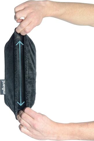 ميليارد وسادة مسند ذراع مريحة لكرسي المكتب من الميموري فوم، وسائد مريحة لكرسي الالعاب للكوع والساعدين مع غطاء قابل للازالة - عبوة من قطعتين من الفوم عالي الكثافة - اسود (9 × 4.25 × 1.5 انش) in Kuwait