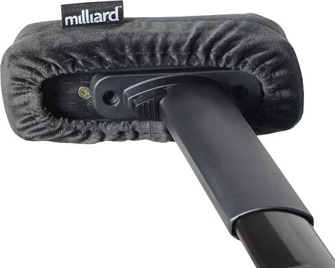 ميليارد وسادة مسند ذراع مريحة لكرسي المكتب من الميموري فوم، وسائد مريحة لكرسي الالعاب للكوع والساعدين مع غطاء قابل للازالة - عبوة من قطعتين من الفوم عالي الكثافة - اسود (9 × 4.25 × 1.5 انش) in Kuwait