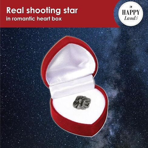 Real Shooting Star | Iron Meteorite | Space and NASA Enthusiasts | with Personalized Certificate | Space Stuff | Moon Rock | 6th Iron Anniversary | Lovers | for him and her | Valentines Day Gift in Saudi Arabia