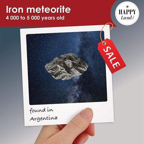 Real Shooting Star | Iron Meteorite | Space and NASA Enthusiasts | with Personalized Certificate | Space Stuff | Moon Rock | 6th Iron Anniversary | Lovers | for him and her | Valentines Day Gift in Saudi Arabia