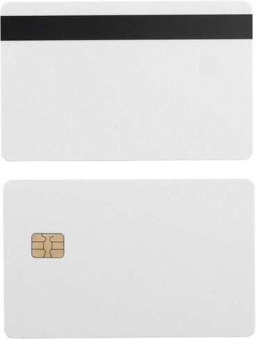 10 Pack - SLE4442 Pearl Chip Cards w/HiCo 2 Track Silver Mag Stripe in Saudi Arabia