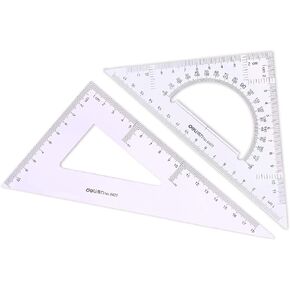Large Triangle Ruler Square Set,Triangle Protractor,2 pieces