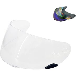 Logto Motorcycle Helmet Visor for Star RS-1 Vortex and Revolver Helmet Faceshield Uv Protection Anti-Scratch, Universal (Light Smoke)
