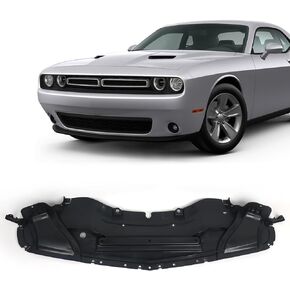 VLINCAR Engine Splash Shield Compatible with Dodge Challenger 2013 2014 2015 2016 2017 2018 2019 2020 Front Lower Engine Cover | Forward Undercar Shield | 3.6/5.7L Engine | CH1228155 | 68085541AC in Saudi Arabia