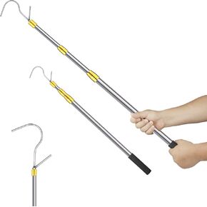 AKSOVA Reaching Truck Cargo Retriever, Reach Telescopic Puller, 6.3 Ft Cargo Grabber Reach Retriever Tool,100 Pound Pull in Kuwait