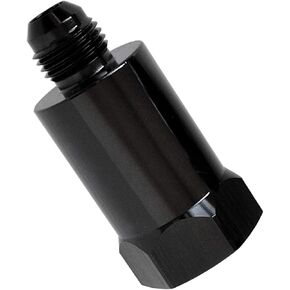 AC PERFORMANCE Black Aluminum Roll Over Breather Valve -6 AN Female to AN6 Male For Fuel Cell Tank Roll-Over Fitting Adapter Drag Race Car in Kuwait