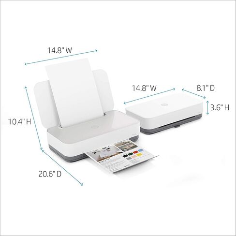 طابعة HP Tango الذكية اللاسلكية - الطباعة عن بعد عبر الهاتف المحمول، المسح الضوئي، النسخ، حبر HP الفوري، تعمل مع Alexa (2RY54A)، أبيض in Kuwait