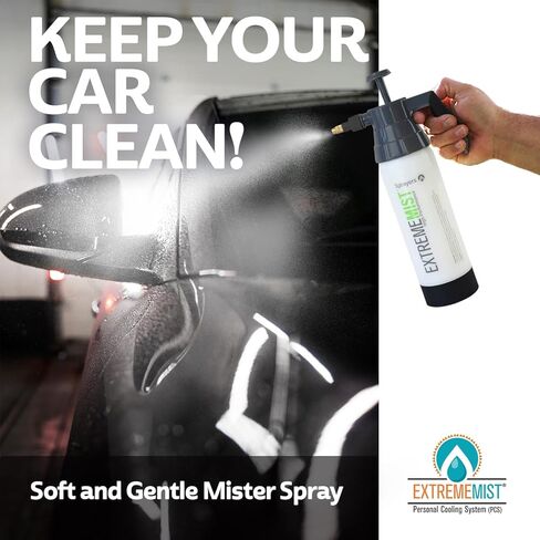 بخاخ سيارات عالي الضغط من EXTREMEMIST - بخاخ مضخة محمول للتفاصيل الداخلية والخارجية - بخاخ محمول مع فوهة قابلة للتعديل - بخاخ متناهية الصغر مستمر لغسيل السيارات - (20 أونصة) in Kuwait
