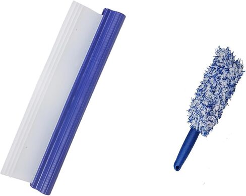 ممسحة سيليكون للسيارة مقاس 12 بوصة وفرشاة إطارات عجلة السيارة، مجموعة تنظيف السيارة لشاحنات RV للسيارة in Kuwait