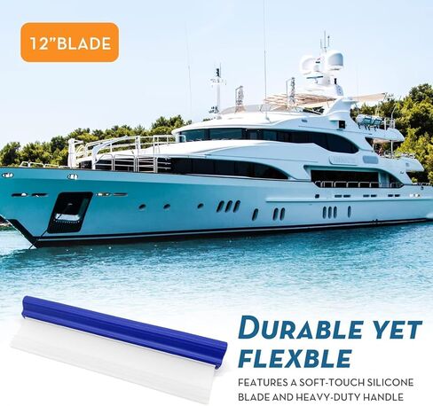 ممسحة سيليكون للسيارة مقاس 12 بوصة وفرشاة إطارات عجلة السيارة، مجموعة تنظيف السيارة لشاحنات RV للسيارة in Kuwait