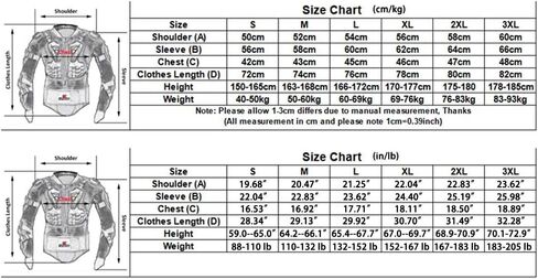 Motorcycle Full Body Armor Jacket Spine Chest Protection Gear Motocross Motos Protector Motorcycle Jacket 2 Styles in Saudi Arabia