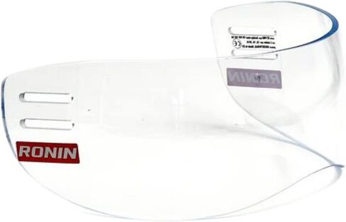 Ronin Professional Hockey Visor with Anti Scratch Coating - Impact Resistant - Universal Helmet Fit - CE Certified in Kuwait