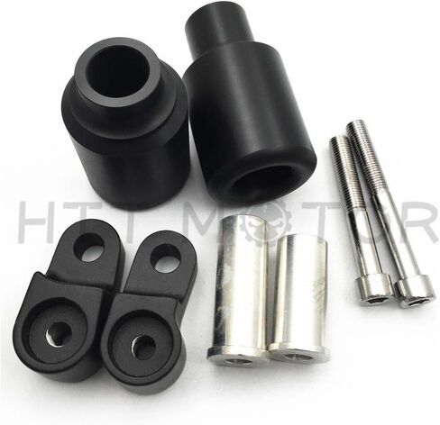 HTTMT MT219-016-BK Long Extended Frame Slider Crash Compatible with 2003 2004 2005 2006 Cbr 600Rr Black in Saudi Arabia
