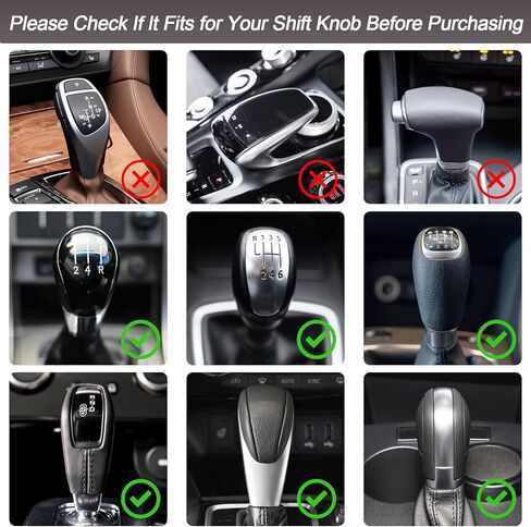 ZHSMS Gear Shift Hoodie، غطاء رأس ناقل الحركة العالمي المحسن، غطاء رأس ناقل الحركة المضحك، 6.3 بوصة تزيين واقي عصا ناقل الحركة (مختلط أسود/أحمر) in Kuwait