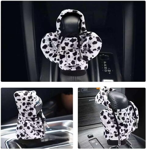 ZHSMS Gear Shift Hoodie، غطاء رأس عالمي لناقل الحركة، غطاء رأس ناقل الحركة المضحك، 4.76 بوصة تزيين عصا ناقل الحركة للسيارة (مموه) in Kuwait