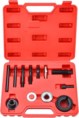 Prokomon Power Steering Pulley Puller Installer Kit for Water Pump, Vacuum Pump Pulleys Installation Remover on Most Engines in Kuwait