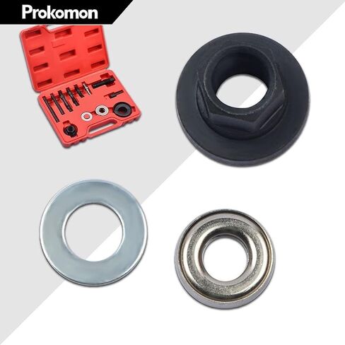 Prokomon Power Steering Pulley Puller Installer Kit for Water Pump, Vacuum Pump Pulleys Installation Remover on Most Engines in Kuwait