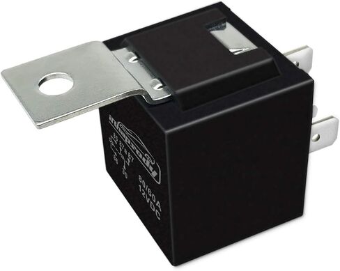 irhapsody 80/60Amp 12v 5-pin Relay Kit, spdt 12-Volt Bosch Style Automotive Relay with Heavy-Duty Pigtail, 6-Pack in Saudi Arabia