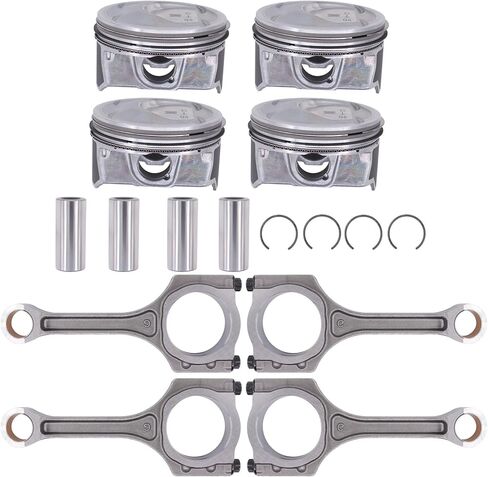 XtremeAmazing Engine Connecting Rod Piston Kit for Hyundai Sonata Kia Sorento Optima 2.4L 2011-2019 in Saudi Arabia
