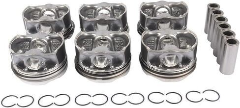 DEEGOOLY 11258619196 Engine Pistons Rings Set 6pcs STD Φ84mm Compatible with BMW F20 F21 F30 F10 X3 X4 X5 X6 N55B30 N55B30A Engine Aftermarket Parts Replace#11257610297 11257610298 11257589824 in Saudi Arabia