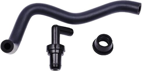 صمام PCV 90 درجة + جروميت + طقم خرطوم مناسب لسيارة Toyota 4Runner Tundra Tacoma 3.4L V6 استبدال #:12261-62041,90480-1800,17130-PM6-003 in Kuwait