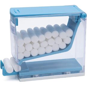 ANNWAH Dental Cotton Roll Dispenser Professional Cotton Roll Holder Organizer Hospital Home Use Cotton Roll Storage Box with Nonslip Base for Dental Lab Press-Out Type in Saudi Arabia