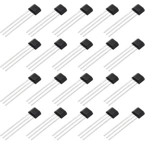 PATIKIL Hall Effect Sensors, 40 Pack Magnetic Detector Hall Switch Single Pole Hall IC for Electronic Projects Board Circuit, Vcc 4 to 24V