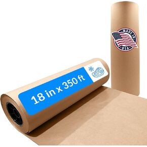 Reli. Brown Freezer Paper Roll | 18 Inch x 350 Feet - Bulk | Made in USA | Natural Freezer Paper Roll for Meat | Food Grade, Poly-Coated Paper for Wrapping/Freezing Meat | Prevents Freezer Burn, Brown in Saudi Arabia