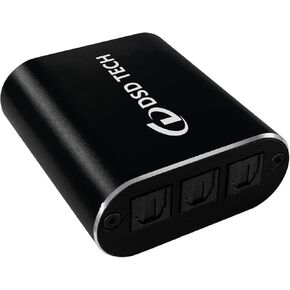 DSD TECH SH-AC01A 2 in 3 Out Optical Audio Splitter Support SPDIF Coaxial Input in Kuwait