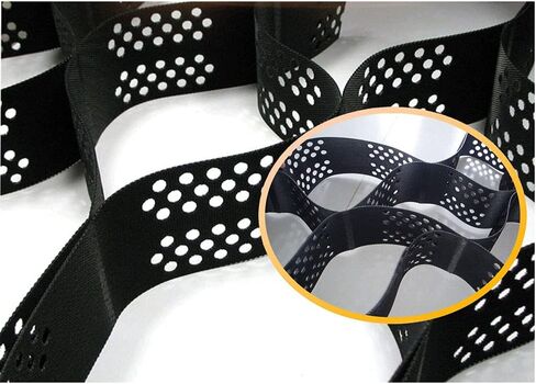 PreAsion 4 inch Thick 8 * 19ft Geo Grid Ground Polyethylene HDPE Honeycomb Geocell Permeable Pavers in Kuwait
