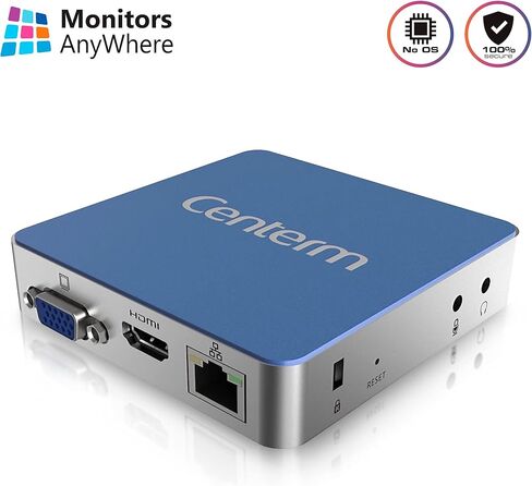 شاشة في اي مكان - اعرض المحتوى الخاص بك على شاشات متعددة باستخدام جهاز كمبيوتر واحد! مغير اللعبة لاتصال اللافتات الرقمية! HDMI عبر شبكة LAN، موسع فيديو، سينترم C75 V2 Zero Client in Kuwait
