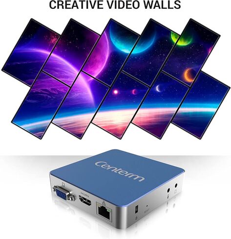 شاشة في اي مكان - اعرض المحتوى الخاص بك على شاشات متعددة باستخدام جهاز كمبيوتر واحد! مغير اللعبة لاتصال اللافتات الرقمية! HDMI عبر شبكة LAN، موسع فيديو، سينترم C75 V2 Zero Client in Kuwait