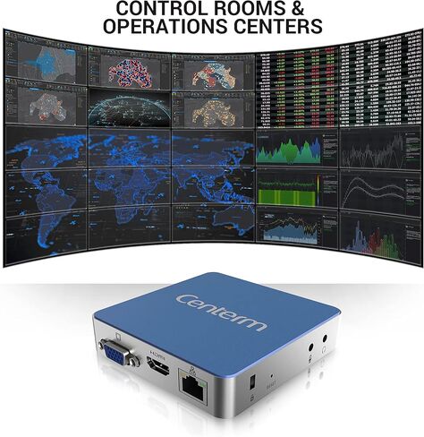 شاشة في اي مكان - اعرض المحتوى الخاص بك على شاشات متعددة باستخدام جهاز كمبيوتر واحد! مغير اللعبة لاتصال اللافتات الرقمية! HDMI عبر شبكة LAN، موسع فيديو، سينترم C75 V2 Zero Client in Kuwait