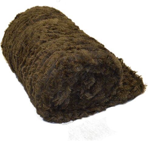 Brushed Sherpa Blanket - Taupe in Kuwait