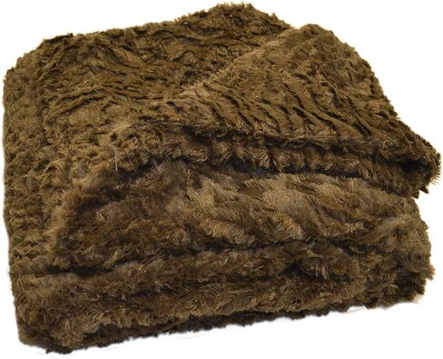 Brushed Sherpa Blanket - Taupe in Kuwait