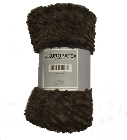 Brushed Sherpa Blanket - Taupe in Kuwait