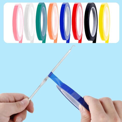 8 Rolls Autoclave Tape-Sterilization Tape, 0.4 Inch Width 216 Feet Length Surgical Dental Tape Instruments Identification Dental Tape for Autoclavable 270 Fahrenheit Steam in Saudi Arabia