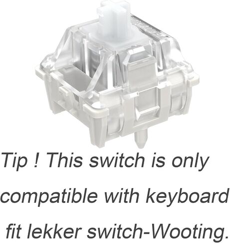 GATERON Magnetic Hall Sensor Keyboard Switches, KS-20 White Linear Pre-lubed 30gf Magnetic Key Switches, Free Setting of Pre-Travel SMD Compatible, Fit for Magnetic Mechanical Keyboards(35PCS) in Saudi Arabia