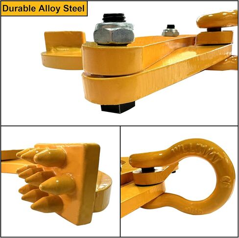 CooTentler 6090lbs Pallet Puller Clamp Heavy Duty Steel Single Scissor for Pulling Pallets, Woods, Trees, 8 Inches Bigger Jaw Opening Pallet Grabber in Saudi Arabia