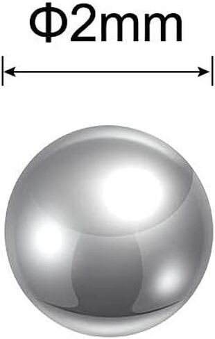 Uxcell 10000 قطعة 2 مم كرات تحمل من الفولاذ الكربوني G1000 دقيقة in Kuwait
