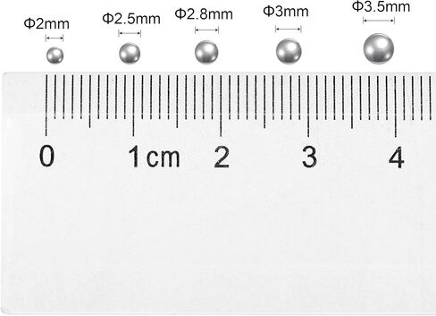 Uxcell 10000 قطعة 2 مم كرات تحمل من الفولاذ الكربوني G1000 دقيقة in Kuwait