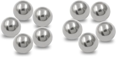 Moicstiy 10mm Ball Bearing Carbon Steel Precision Steel Ball Metric Mixing Balls for Model Paints Bike Valves(100 Pcs) in Saudi Arabia