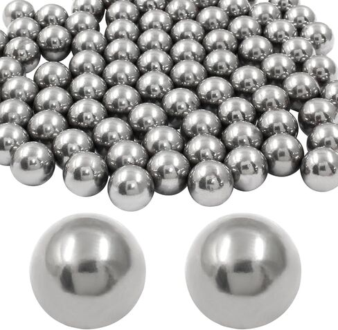 Moicstiy 10mm Ball Bearing Carbon Steel Precision Steel Ball Metric Mixing Balls for Model Paints Bike Valves(100 Pcs) in Saudi Arabia