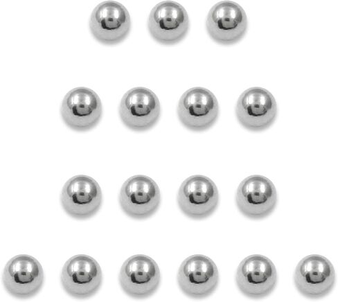 Moicstiy 10mm Ball Bearing Carbon Steel Precision Steel Ball Metric Mixing Balls for Model Paints Bike Valves(100 Pcs) in Saudi Arabia
