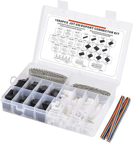 920 قطعة JST PH2.0 & XH2.54 طقم توصيل 2/3/4/5/6Pin التوصيل مع الأسلاك الطرفية كابلات المقبس رأس موصلات الأسلاك عدة in Kuwait