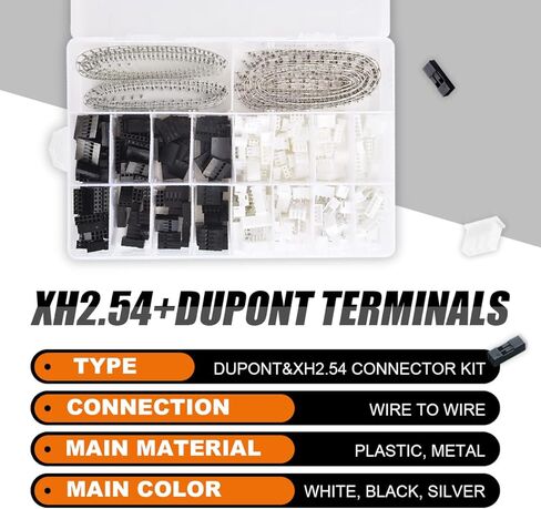920 قطعة JST PH2.0 & XH2.54 طقم توصيل 2/3/4/5/6Pin التوصيل مع الأسلاك الطرفية كابلات المقبس رأس موصلات الأسلاك عدة in Kuwait